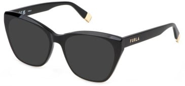 Furla VFU825 sunglasses in Shiny Black