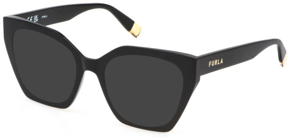 Furla VFU824 sunglasses in Shiny Black