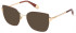 Furla VFU769 sunglasses in Shiny Rose Gold/Red