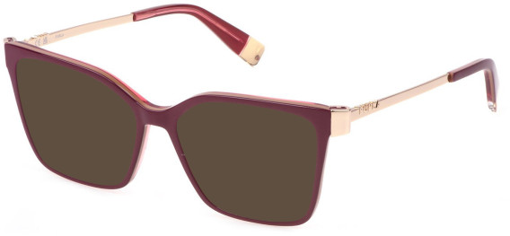 Furla VFU768 sunglasses in Red/Gold