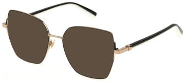 Furla VFU726 sunglasses in Rose Gold/Black