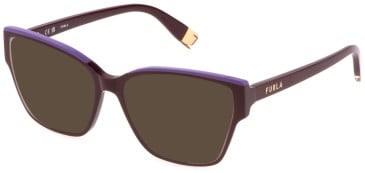 Furla VFU718 sunglasses in Bordeaux/Purple