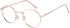 SFE-11626 glasses in Rose Gold