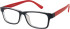 SFE-11643 glasses in Black/Red