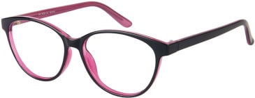 SFE-11645 glasses in Black/Pink
