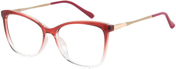 SFE-11555 glasses in Red/Clear