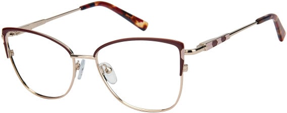 SFE-11610 glasses in Maroon/Gold