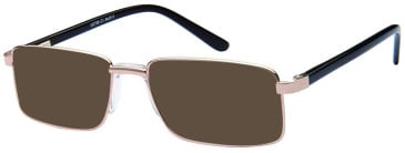 SFE-11567 sunglasses in Gold