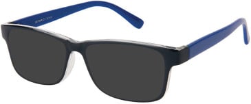 SFE-11643 sunglasses in Black/Blue