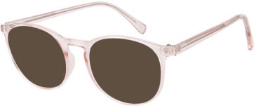 SFE-11642 sunglasses in Transparent Pink
