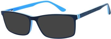 SFE-11624 sunglasses in Black/Blue