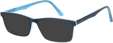 SFE-11591 sunglasses in Black/Blue
