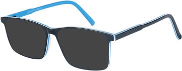 SFE-11590 sunglasses in Black/Blue