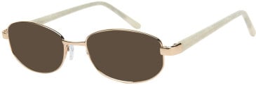 SFE-11540 sunglasses in Gold