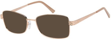 SFE-11542 sunglasses in Rose Gold