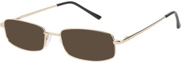 SFE-11627 sunglasses in Gold