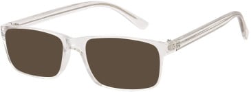 SFE-11655 sunglasses in Transparent Clear