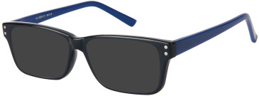 SFE-11654 sunglasses in Black/Blue