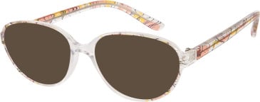 SFE-11644 sunglasses in Brown/Clear