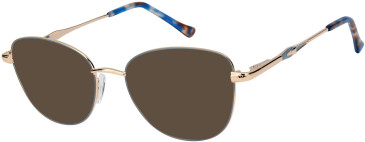 SFE-11612 sunglasses in Grey/Gold