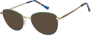 SFE-11608 sunglasses in Teal/Blue