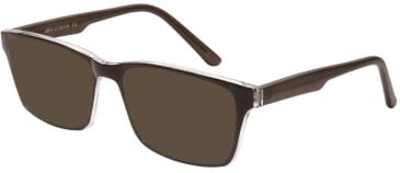 SFE-11519 sunglasses in Black/Clear