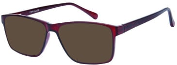 SFE-11517 sunglasses in Dark/Red