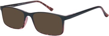 SFE-11511 sunglasses in Black/Pink