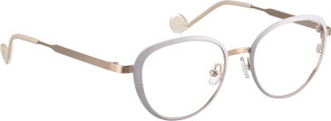 Bellinger ELLIPSE-1 glasses in White/Rose Gold