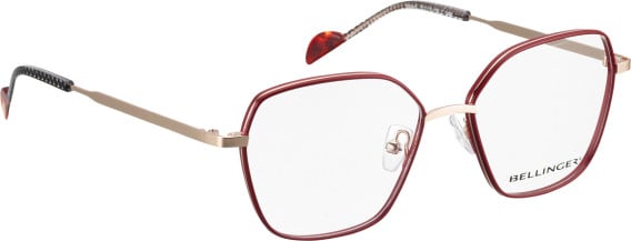 Bellinger KARA-5 glasses in Red/Rose Gold