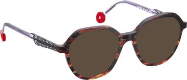 Bellinger JUST-SMILE sunglasses in Brown/Black