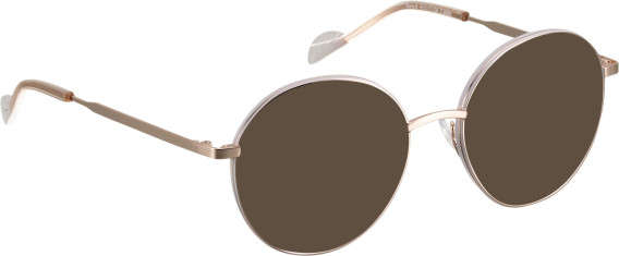 Bellinger KARA-6 sunglasses in Rose Gold/White