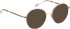 Bellinger KARA-6 sunglasses in Rose Gold/White