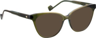 Entourage Of 7 ALORA sunglasses in Green/Orange