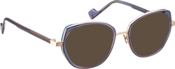 Entourage Of 7 AMI sunglasses in Rose Gold/Blue