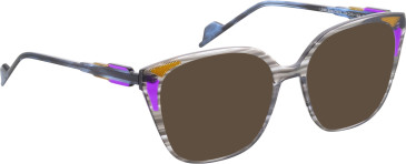 Bellinger LESS-ACE-2419 sunglasses in Grey/Yellow