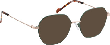 Bellinger LESS-TITANIUM-2 sunglasses in Green/Rose Gold