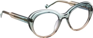 Entourage Of 7 ODETTE glasses in Clear Green/Clear Brown