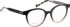 Entourage Of 7 BLAIRE glasses in Black/Crystal