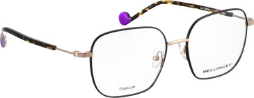 Bellinger LESS-TITANIUM-4 glasses in Black/Rose Gold