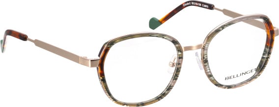 Bellinger CICULA-2 glasses in Rose Gold/Green