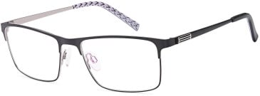 SFE-10727 glasses in Black/Silver