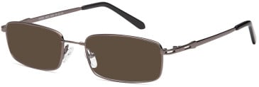 SFE reading sunglasses in Gunmetal (30000)