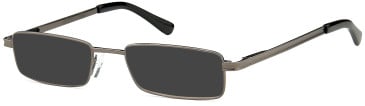 SFE reading sunglasses in Matt Gunmetal (30049)