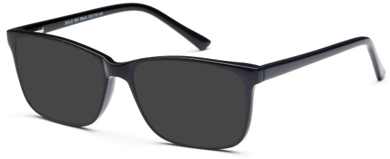 SFE Plastic Ready-made Reading Sunglasses in black (94474)