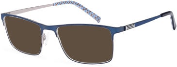 SFE-10727 sunglasses in Blue/Silver (254146)