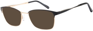 SFE-10777 sunglasses in Black Gold (254448)