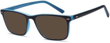 SFE-10825 sunglasses in Black Blue (254321)