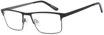 SFE-11704 glasses in Black/Gun