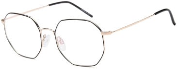 SFE-11761 glasses in Black/Gold